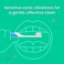 Quip Sonic Toothbrush for Kids - Timed Electric Toothbrush with Small Replaceable Brush Head - Soft Bristles, Rubber Handle, 3 Month Battery Life - Travel Toothbrush - Blue
