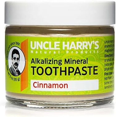 Uncle Harry's Natural &amp; Fluoride-free Remineralizing Toothpaste - Freshens Breath &amp;.