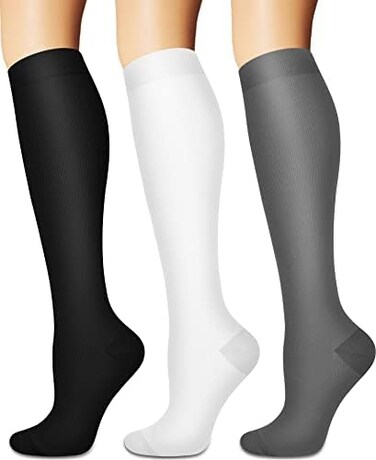 Sooverki 3/5 Pairs Of Compression Socks For Women And Men - The Best Medical Socks Suitable For Children, Hiking, Travel, Running, And Fitness