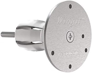 WingIts RC-SSBGBW40-2 Stainless Steel Beast Standard Grab Bar Fastener with 4-Inch Screw, Set of 2