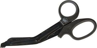 North American Rescue Trauma Shear (6 1/4 Inch) NAR Premium Grade Black Safety Shears Medical Scissors (ZZ-0064)