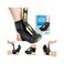 BraceAbility Plantar Fasciitis Night Splint Sock - Soft Plantar Fascia Brace for Sleeping, Achilles Tendonitis, Foot Drop, Heel Pain - Plantar Fasciitis Relief Night Splint for Women and Men (Medium)
