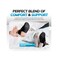 BraceAbility Plantar Fasciitis Night Splint Sock - Soft Plantar Fascia Brace for Sleeping, Achilles Tendonitis, Foot Drop, Heel Pain - Plantar Fasciitis Relief Night Splint for Women and Men (Medium)