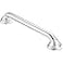 Moen Chrome Bathroom Safety 12-Inch Designer Shower Grab Bar with Curled Grip for Handicapped or Elderly, R8712D3GCH
