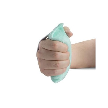 ان واي اورثو شريط مطاطي لوسادة تقلص اليد - عبوة من قطعتين - مقاوم للعرق - واقي راحة اليد قابل للغسل في الغسالة - يد لتقويم العظام - درع لليدين - راحة وحماية قصوى