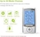 AUVON Rechargeable TENS Unit Muscle Stimulator, 24 Modes 4th Gen TENS Machine with 8pcs 2"x2" Premium Electrode Pads for Pain Relief