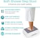 Vive Bath Step Slip Resistant Shower Stepping Stool Elevated Bathroom Safety Aid For Handicap Elderly Seniors Entering Exiting Bathtub Nonslip Heavy Duty Bathtub Bed Kitchen Elevator 16" x 19" x 4" Wh