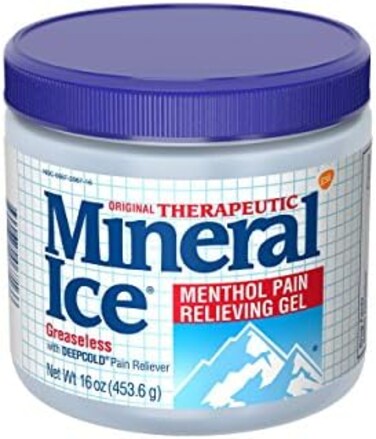 Mineral Ice Therapeutic Pain Relieving Gel, 16 Ounce Jar