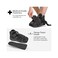 BraceAbility Closed Toe Medical Walking Shoe - Lightweight Broken Toe Cast Boot, Fractured Foot Brace for Metatarsal Stress Fracture, Post-op Bunion, Hammertoe Surgery Recovery - For Men or Women (S)