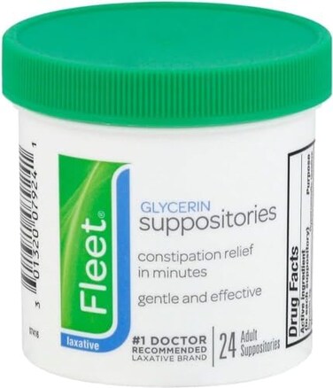 C B Fleet Fleet Suppos Adult S Fleet Adult Glycerin Suppository Laxatives