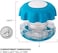 EZY DOSE Crush Pills, Vitamins, Tablet Crusher and Grinder, Effortlessly Crushes Medications into Fine Powder, Features Storage Compartment, Easy-to-Use Design, Colour May Vary, Large, BPA Free