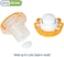 EZY DOSE Crush Pills, Vitamins, Tablet Crusher and Grinder, Effortlessly Crushes Medications into Fine Powder, Features Storage Compartment, Easy-to-Use Design, Colour May Vary, Large, BPA Free
