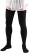 Truform Men's Compression Socks, 20-30 mmHg Thigh Length, Dress Style Over Knee Full Hight