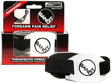 ProBand BandIT Therapeutic Arm Band for Elbow &amp; Forearm Pain Relief, Anatomically Focused Dynamic Compression Band for Carpal Tunnel, Tendonitis, Tennis Elbow, Golfers Elbow, Sprains, &amp; Arthritis,