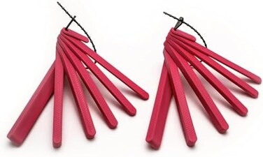 TalkTools Talk Tools Reusable And Durable Jaw Grading Bite Blocks Speech Therapy Tool (Red) -2 Pack