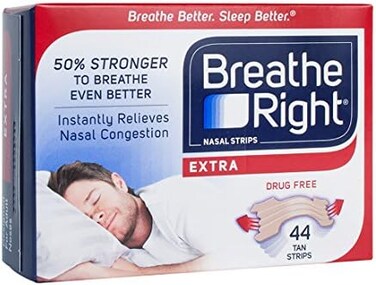 Breathe Right Nasal Strips Tan Strips 44 Strips