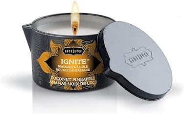 KAMA SUTRA Massage Candle Lubricant, Coconut Pineapple,6fl. oz