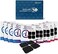 iReliev Electrode Value Pack TENS &amp; EMS Pads (40) 2" X 2" Re-Usable, Premium Super Tack Gel