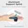 Vive Trigger Finger Splint Support Brace For Straightening Curved Bent Locked And Stenosing Tenosynovitis Hands Tendon Lock Release Stabilizer Brace Half Finger Pain Relief Knuckle Wrap Single Black