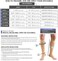 Truform 20-30 mmHg Compression Stocking for Men and Women, Knee High Length, Open Toe