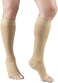Truform 20-30 mmHg Compression Stocking for Men and Women, Knee High Length, Open Toe