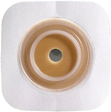 ConvaTec Sur-fit Natura Stomahesive Flexible Skin Barrier 5" X 5" 2 1/4" Flange (57mm) - Model 125265 - Box of 10