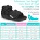 Vive Post Op Shoe Lightweight Medical Walking Boot With Adjustable Strap Post Injury Surgical Foot Cast Durable Square Toe Orthopedic Support Brace For Broken Bone Fracture Recovery Small: Men's (6 -