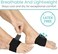 Vive Arch Support Brace Plantar Fasciitis Gel Strap For Orthotic Compression Support Wrap Aids Foot Pain High Arches Flat Feet Heel Fatigue Insert For Under Socks And Shoes One Size Black
