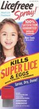Tec Labs Head Lice Free Spray - Includes Professional Metal Nit and Comb (6oz)