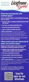 Tec Labs Head Lice Free Spray - Includes Professional Metal Nit and Comb (6oz)
