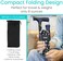 Vive Folding Cane Sturdy Lightweight Walking Stick Collapsible Cane Design For Portability &amp; Convenience Sleek &amp; Fashionable Look One Size Black Butterfly