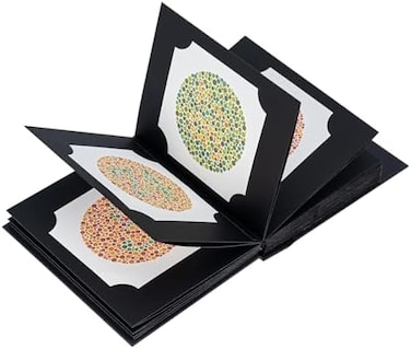 KANEHARA Ishihara Test Chart Books for Color Deficiency 38 Plates with User Manual and One Eye Occluder by KASHSURG
