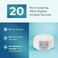 LectroFan High Fidelity White Noise Machine with International Power Adaptors for the US, UK and EU - Global Power Edition