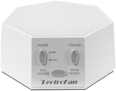 LectroFan High Fidelity White Noise Machine with International Power Adaptors for the US, UK and EU - Global Power Edition