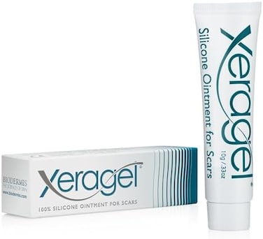 BIODERMIS Xeragel 100% Silicone Scar Treatment Ointment &mdash; Clinically Proven to Reduce the Appearance of Old &amp; New Scars &mdash; Sealed Tube, 10g