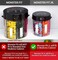 pill thing Monster Supplement, Medication and Dispenser with Compartment Labels - Extra Large Container Handles Almost Any Supplement - Labels Included So You Know Which Supplement You Are Taking