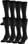 MediPeds 8 Pair Diabetic Crew Socks with Non-Binding Top