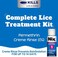 Nix Complete Lice Elimination Kit   Maximum Strength   Kills Lice and Eggs While Preventing Re-Infestation   Includes Creme Rinse, Combing Gel, and Nit Removal Comb