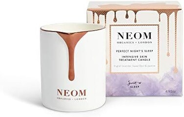 NEOM - Perfect Night&rsquo;s Sleep Intensive Skin Treatment Candle   Lavender &amp; Jasmine   Nourishing with Essential Oils   Perfect for Massage