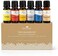 Plant Therapy Top 6 Essential Oil Synergies Set. Includes: Stress Free, Energy, Germ Fighter, Relax, Immune-Aid, and Pain Aid. 10 mL (1/3 Ounce) each.