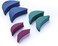 Shoolex 3 Sizes Pack Shoe fillers for Too Big Shoes Men/Women Toe Cushion Insert to Make Shoes Fit Tighter Foam Shoe Size Reducer for Sport Dress Casual High Heels and Boots, Blue, Green, Purple