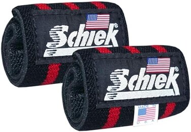 Schiek Sports Heavy Duty Model Wrist Wraps - Gym Workouts Wrist Support - Wrist Brace for Weight Lifting