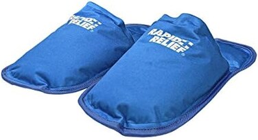 Rapid Relief Hot and Cold Therapy Slippers for Swollen and Painful Feet - Cooling Slippers for Neuropathy, Chemotherapy, and Diabetes Foot Pain Relief, Swollen Feet Remedy
