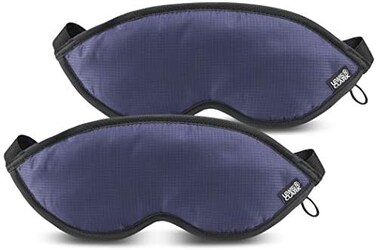 Lewis N. Clark Comfort Eye Mask With Adjustable Straps Blocks Out All Light