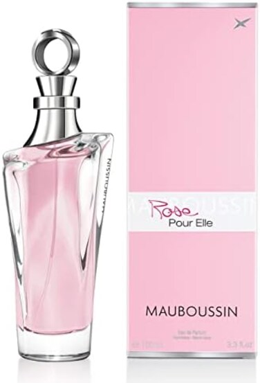 Mauboussin - Rose Pour Elle 100ml (3.3 Fl Oz) - Eau de Parfum for Women - Floral, Fruity &amp; Fresh Scents