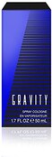 Gravity Eau de Cologne Spray, Vegan Formula, Fragrance, Earthy Wood and Leather Notes, 1.7oz