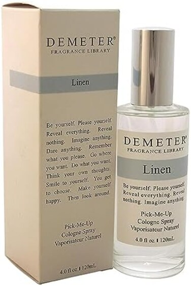 Demeter Linen for Unisex, 4 oz Cologne Spray