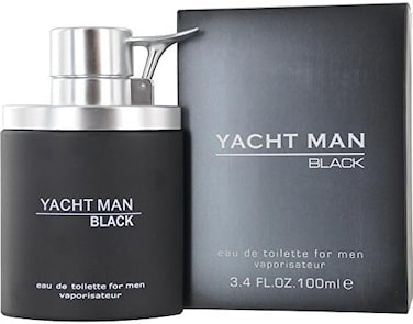 Myrurgia Yacht Man Black Eau de Toilette Spray for Men, 3.4