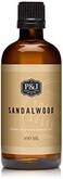 P&amp;J Trading Fragrance Oil - Sandalwood 100ml - Candle Scents, Soap Making, Diffuser Oil, Body Care