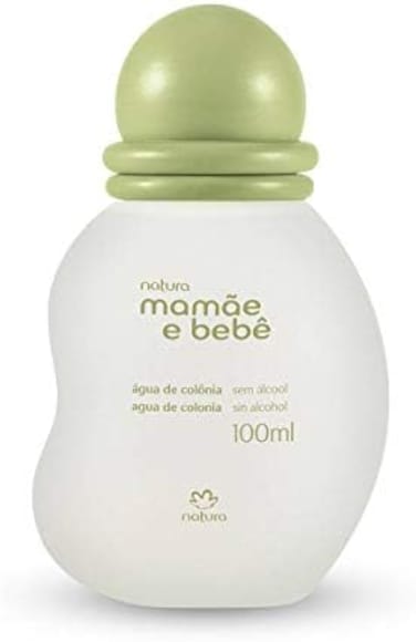 natura - Mam&atilde;e e Beb&ecirc; Baby Cologne, Citrus Scent - Alcohol Free - 100% Vegan - 88% Natural Origin - Eau De Toilette - Safe for All Skin Types - Cruelty Free - Baby Essentials - 3.38 fl oz (100ml)